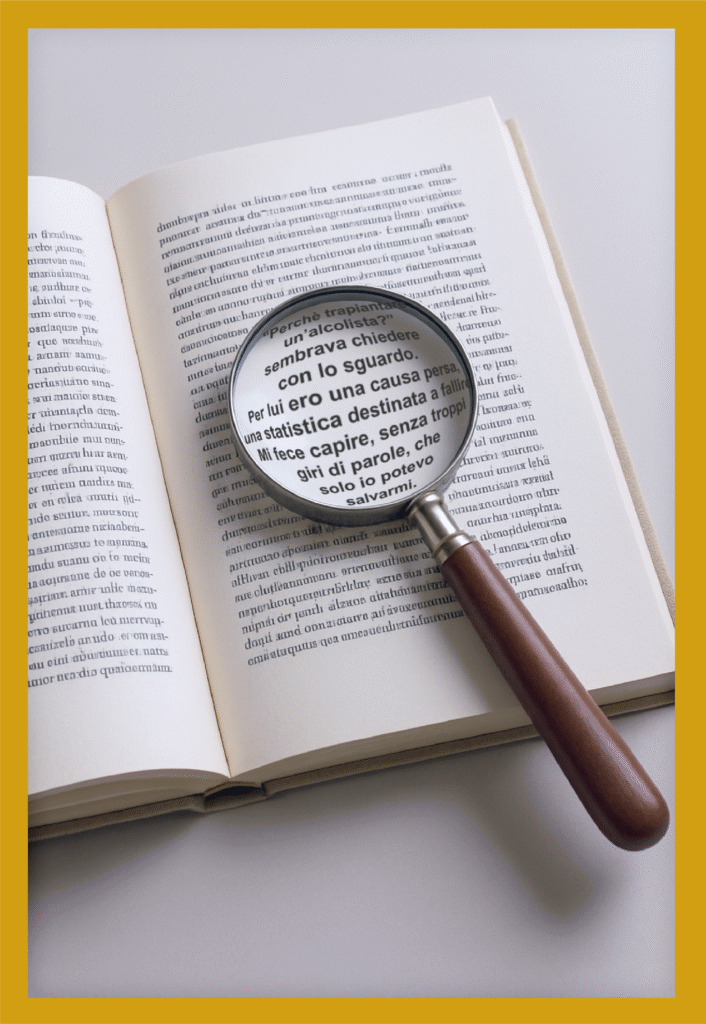 Libro e lente